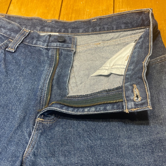 Carhartt Flame Resistant Relaxed Fit Jeans 34x34 5-Pocket Denim 100% Cotton - Picture 9 of 16